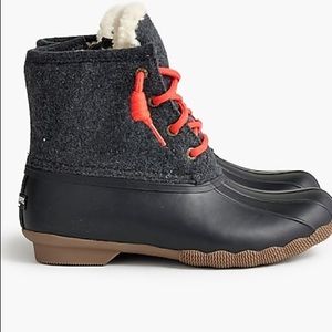 Sperry for J. Crew Shearwater Flannel Boots